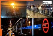 Gurugram Metro breaks down: Service halted for several minutes due to power cut, commuters walk on tracks - Video goes viral