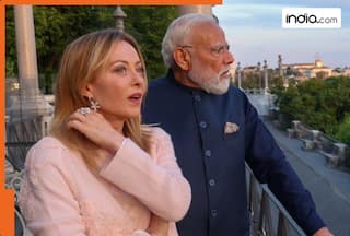PM Modi meets Italy PM Giorgia Meloni, shares ‘adorable’ pics, official talks later today