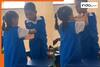 5-year-old girl feeds lunch to disabled boy in school; kind gesture goes viral | Watch