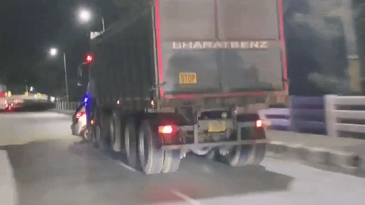 Odisha filmy-style road rage: Truck rams car, drags father and daughter on busy road | VIDEO