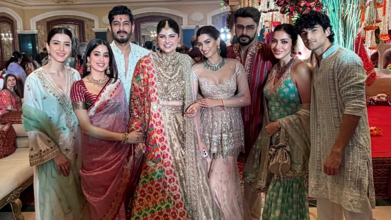 Anshula Kapoor and Rohan Thakkar's pre-wedding festivities begin; Arjun, Janhvi, Shanaya Kapoor join the celebrations- See Pics