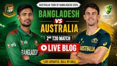 Bangladesh vs Australia 2nd T20 Match Live Score: Mitchell Marsh and co register narrow 8-run victory to clinch 2-0 series win