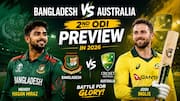 BAN vs AUS 2026 Live Streaming Info, 2nd ODI: When, Where, How to Watch Bangladesh vs Australia Live Score, TV Telecast, Mobile App Online