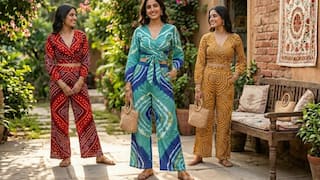 लुक को अट्रैक्टिव बनाने के लिए स्टाइल करें ये बांधनी प्रिंट को-ऑर्ड सेट, यहां देखिए 5 फैंसी डिजाइन