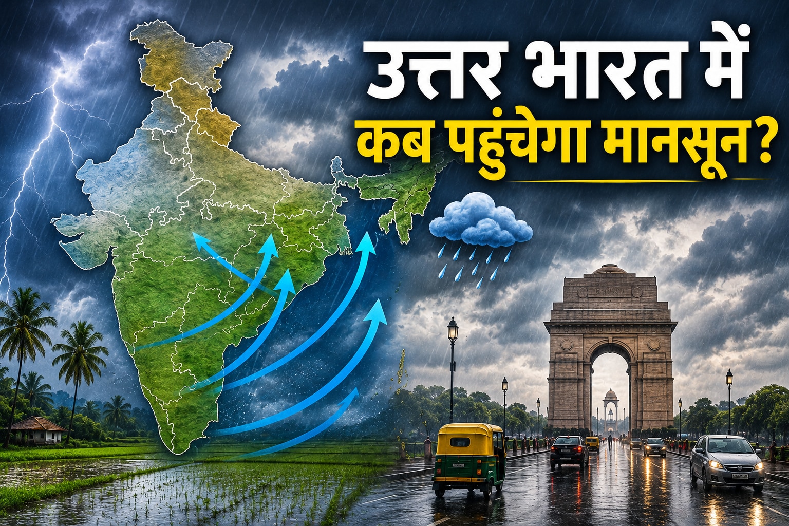 Monsoon Tracker: कहां पहुंचा मानसून? जानिए दिल्ली-यूपी में कब देगा दस्तक, IMD ने दिया अपडेट