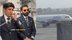 'Millions of man-hours...': Pilot's emotional announcement as IndiGo becomes first airline begins operations from Noida International Airport; Watch