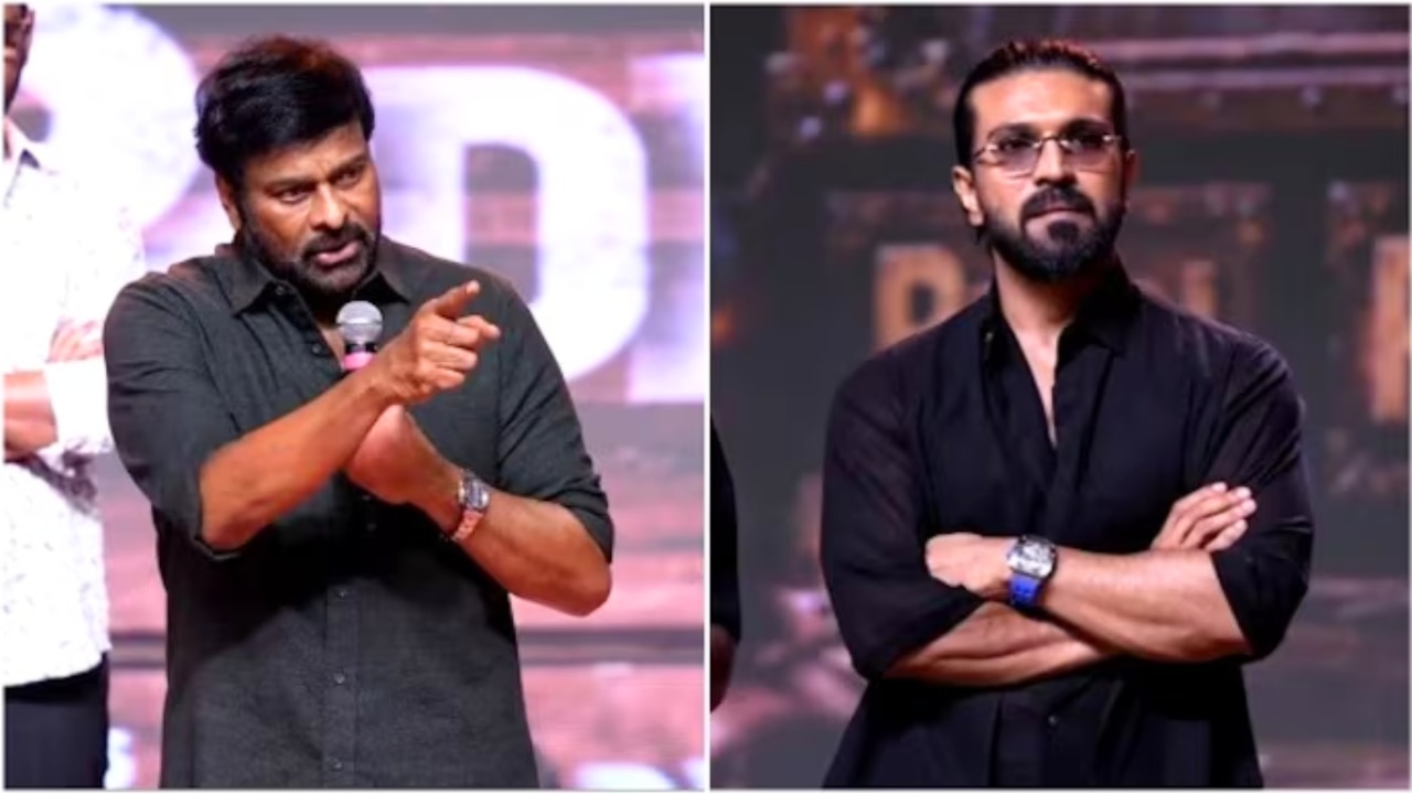 Chiranjeevi loses his cool at Ram Charan's Peddi success event, gives reality check to fans- Watch Video