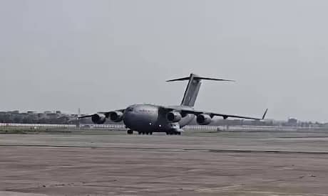 IAF airlifts question papers for NEET Re-Exam security | Watch viral video