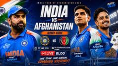 India vs Afghanistan 3rd ODI Match Live Score: Rohit Sharma and Yashasvi Jaiswal off to blistering start