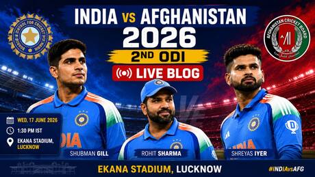 India vs Afghanistan 2nd ODI Match Live Score: Shubman Gill approaching century; Ishan Kishan starts cautiously