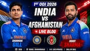 India vs Afghanistan, 1st ODI Match Highlights: Shubman Gill and co cruise past AFG by 7 wickets to go 1-0 ahead