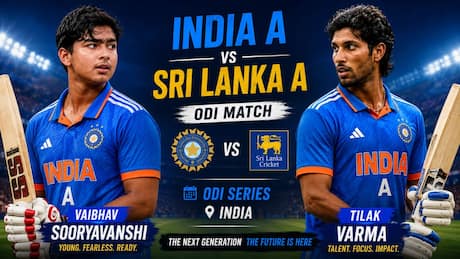India A vs Sri Lanka A 2026 Tri-Series 1st ODI Match Live Score: Lankan batters rebuild in chase of 277 after Ruturaj Gaikwad ton