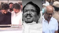 K. Bhagyaraj funeral: CM Vijay gets emotonal, Rajinikanth pay last respect; videos go viral