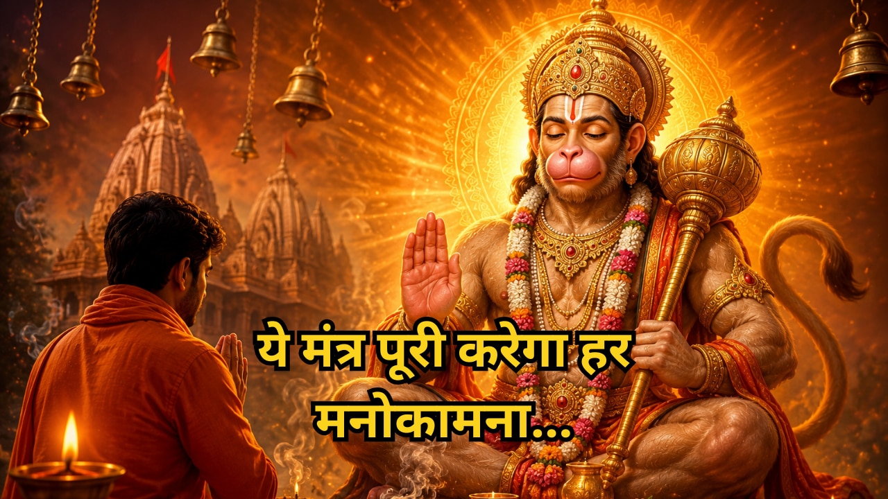 Bada Mangal 2026: मनोकामना पूर्ति के लिए हनुमान जी के इस मंत्र का करें जाप, बजरंगबली की कृपा जीवन में आ रही हर बाधा होगी दूर