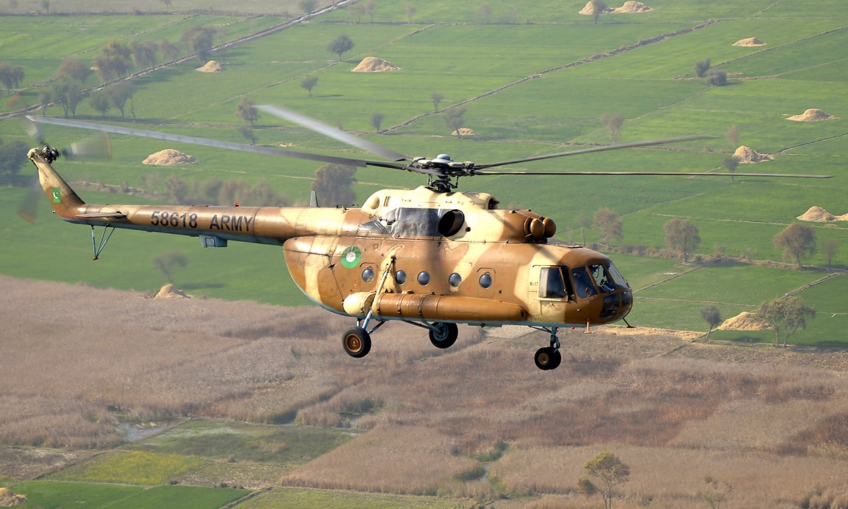 Pakistani Mi-17 helicopter crashes in Pakistan Occupied J&K, none survive