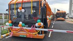 High-tech electric buses launched for Noida, Greater Noida, and Yamuna Authority