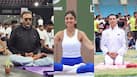 International Yoga Day: जेकी श्रॉफ से लेकर शिल्पा शेट्टी तक योगा मैट पर उतरे फिल्मी सितारे, दिया फिटनेस का संदेश