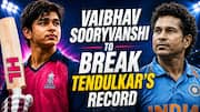 Vaibhav Sooryavanshi in line to break Sachin Tendulkar's RECORD, set to become…