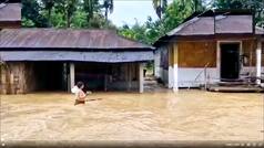 Assam on high alert: Floods damage houses, train services hit, CM Himanta monitors situation