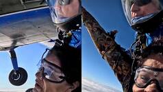 Skydiving Ka Video: जंपसूट पहनकर प्लेन से कूद गईं दादी, 73 साल की उम्र में पूरा किया सपना | देखें रोमांचक वीडियो