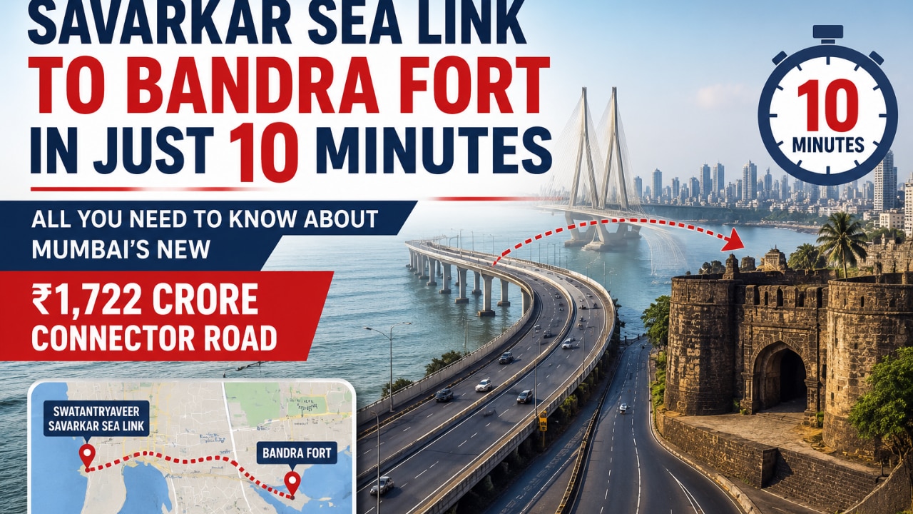 Savarkar Sea Link to Bandra Fort in just 10 minutes – All you need to know about Mumbai's new Rs 1,722 crore connector road