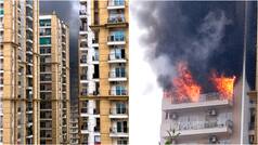 Massive fire breaks out at Noida’s IVY County Society days after Delhi’s Malviya Nagar blaze