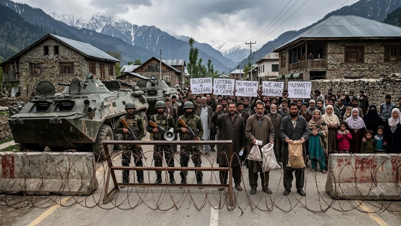 Pakistan’s Internal Crisis: Blockade imposed in occupied Kashmir, cutting off food, medicine supplies amid protests