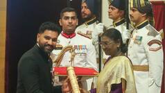 Rohit Sharma conferred with Padma Shri by President Draupadi Murmu for immense contribution towards Indian cricket