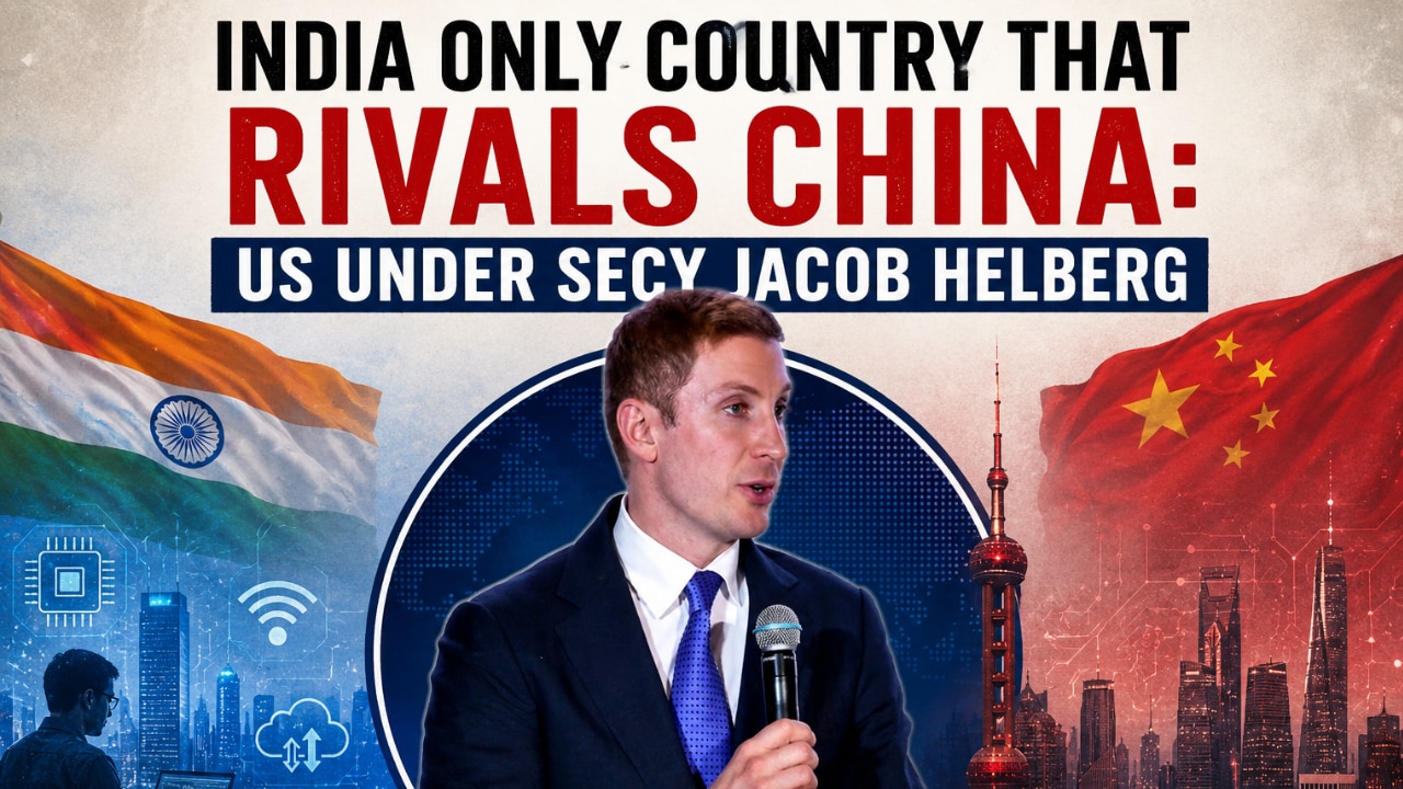 India is the only country that can challenge China's engineering talent: US Under Secy Jacob Helberg