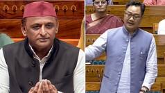 Anti-paper leak Bill discussion in Parliament: Why was it Kiren Rijiju vs Akhilesh Yadav?