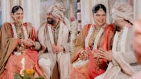 Anshula Kapoor’s peach dreamy bridal lehenga from Tarun Tahiliani costs more than an Europe trip