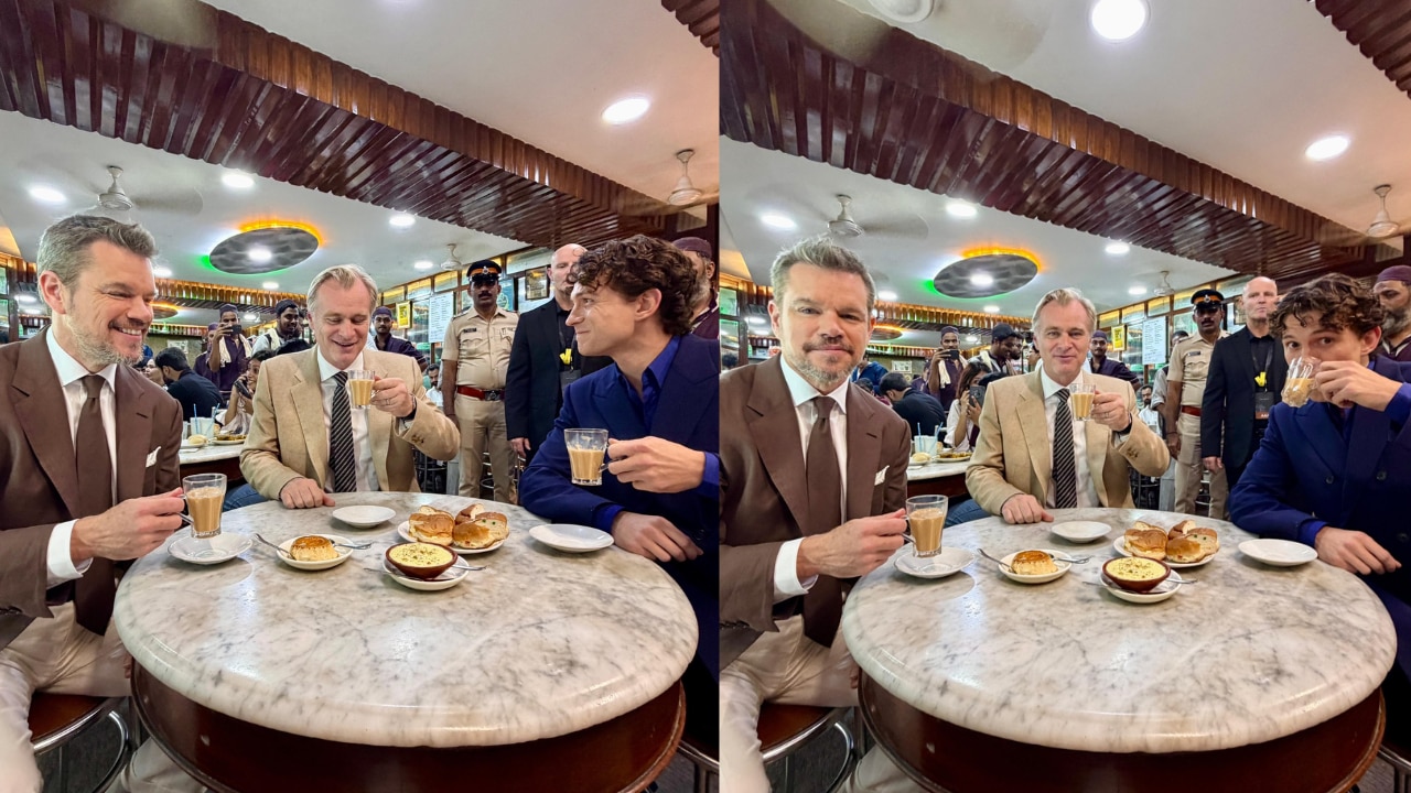 Christopher Nolan, Tom Holland, and Matt Damon’s chai break before The Odyssey Mumbai premiere goes viral; Fans say, '3 legends...'