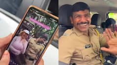 Watch: Mumbai cop becomes Gen Z's 'pookie' during CJP protest; cute reaction goes viral, Internet reacts