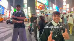 Watch: Mumbai Influencer takes on challenge to find 100 Indians in Times Square in just 1 hour; What happens next will amaze you