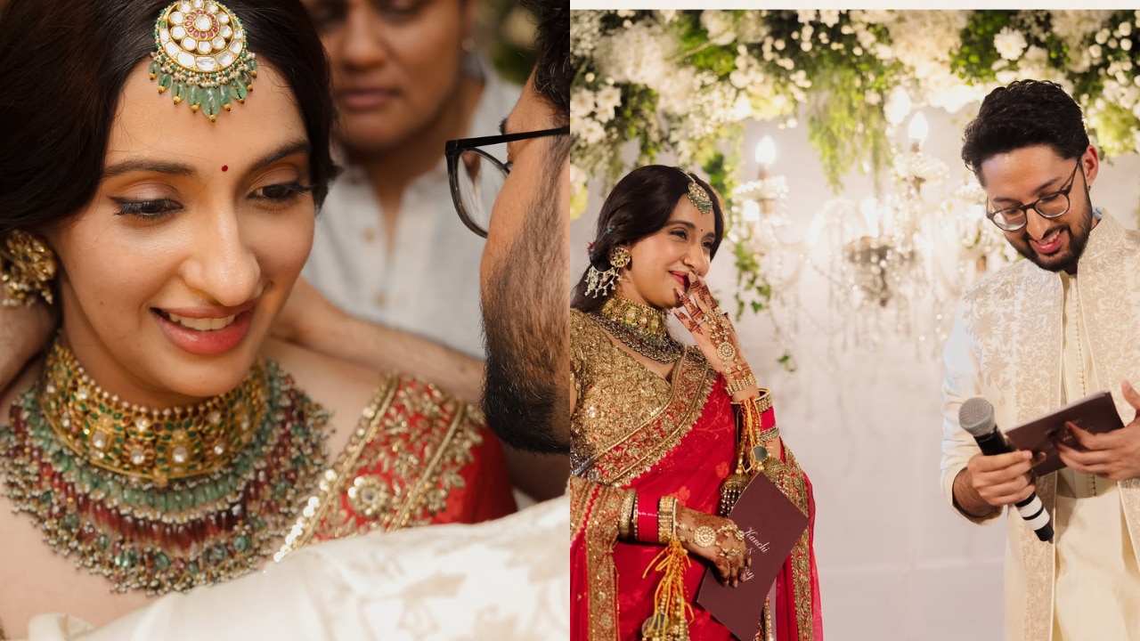 Akanksha Ranjan Kapoor shares dreamy FIRST wedding photos with husband Sharan Sharma: See pics