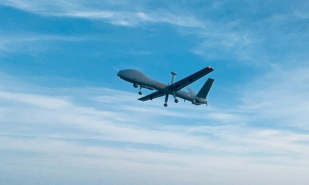 Indian Navy's Drishti-10 unmanned aerial vehicle (UAV) crashes in Gujarat