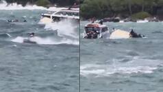 'Rough waves, flipping boat': Visuals from spot in Vietnam where boat tragedy occurred that killed 15 Indians
