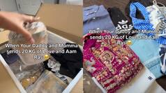 'More than a parcel': Indian parents send 20 kg parcel to daughter in Canada containing... | Viral