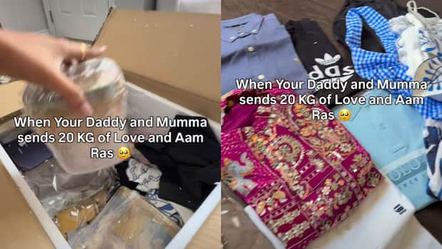 'More than a parcel': Indian parents send 20 kg parcel to daughter in Canada containing... | Viral