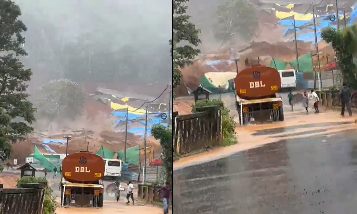 Terrifying video captures massive landslide in Kerala’s Wayanad | Watch video
