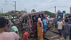 3 Students killed, many injured after train rams school van in Bengal's Murshidabad