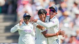 IND vs ENG, One-off Womens Test: Kranti Gauds 5-wicket haul and Mandhanas fifty put India in complete control