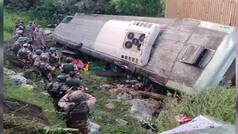 Amarnath yatra pilgrims escape major tragedy in J&K's Ganderbal as bus skids off road, crashes onto house near Sindh river; 39 injured