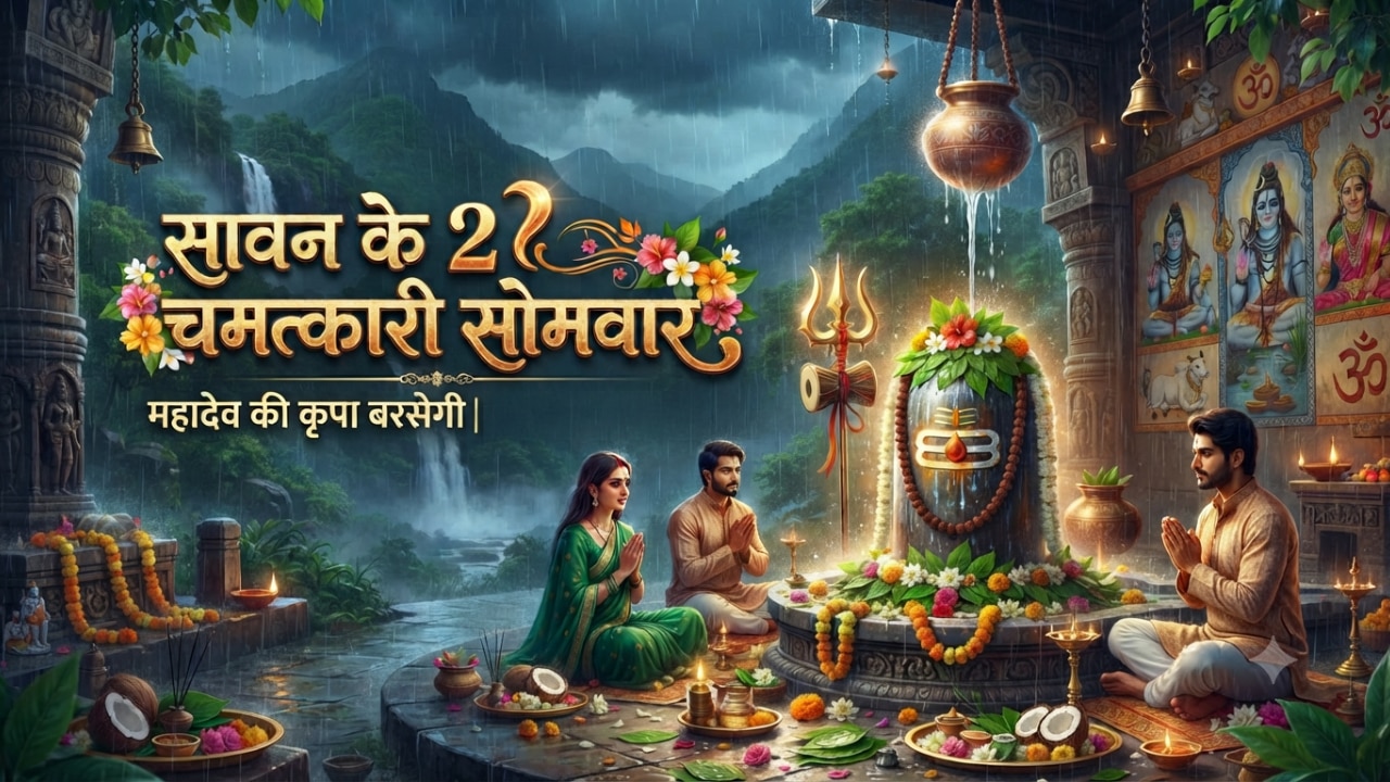 Sawan Somwar 2026: इस सावन में आएंगे 2 चमत्कारी सोमवार! इन 2 तारीखों पर बनेगा दुर्लभ शिव संयोग, अभी नोट कर लें डेट