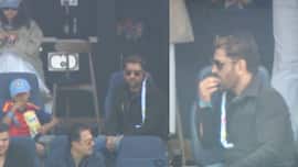 MS Dhoni spotted enjoying snacks while watching over India vs Englands 1st ODI; His interaction with young fan goes viral - Watch