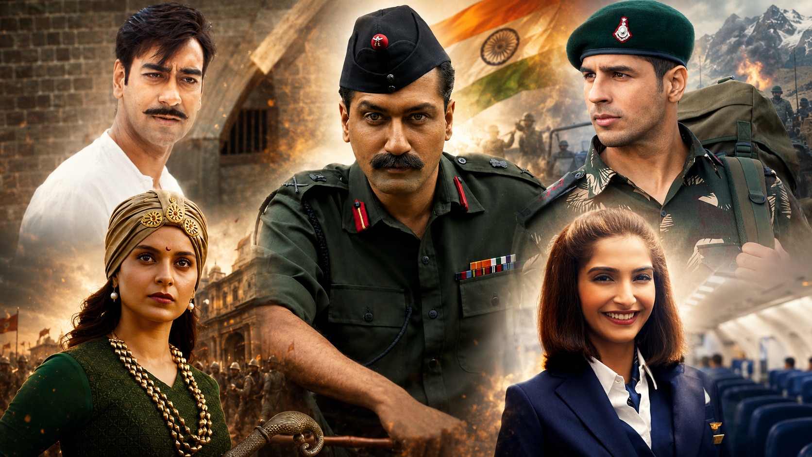 Independence Day: Bollywood actors who brought real-life Indian heroes to life on screen - Vicky Kaushal, Sonam Kapoor & more