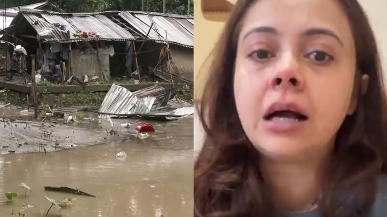 Devoleena Bhattacharjee breaks down while talking about family affected by Assam floods: 'My mother is still...'