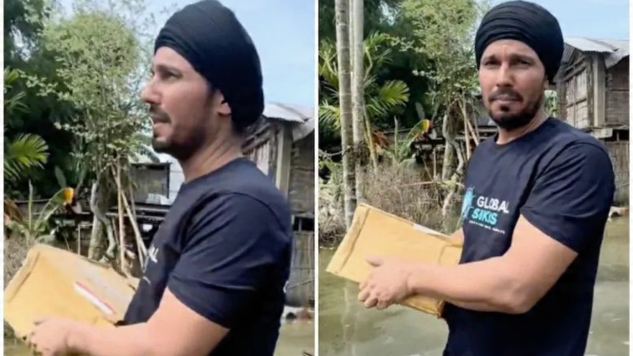 Randeep Hooda reaches flood-hit Assam families through knee-deep water, netizens hail his efforts – Watch Video