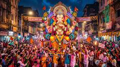 5 people injured after 22‑foot Ganesh idol collapsed in Mumbai; ADR registered