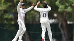 WATCH: Ravindra Jadeja celebrates return to Indian side with wicket against Sri Lankan XI